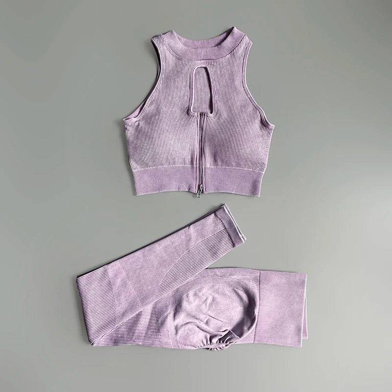 
                  
                    2/4PCS Seamless Women Yoga Set Workout Clothes For Women Gym Clothing Fitness Zipper Design Sportswear Woman Sports Suits
                  
                