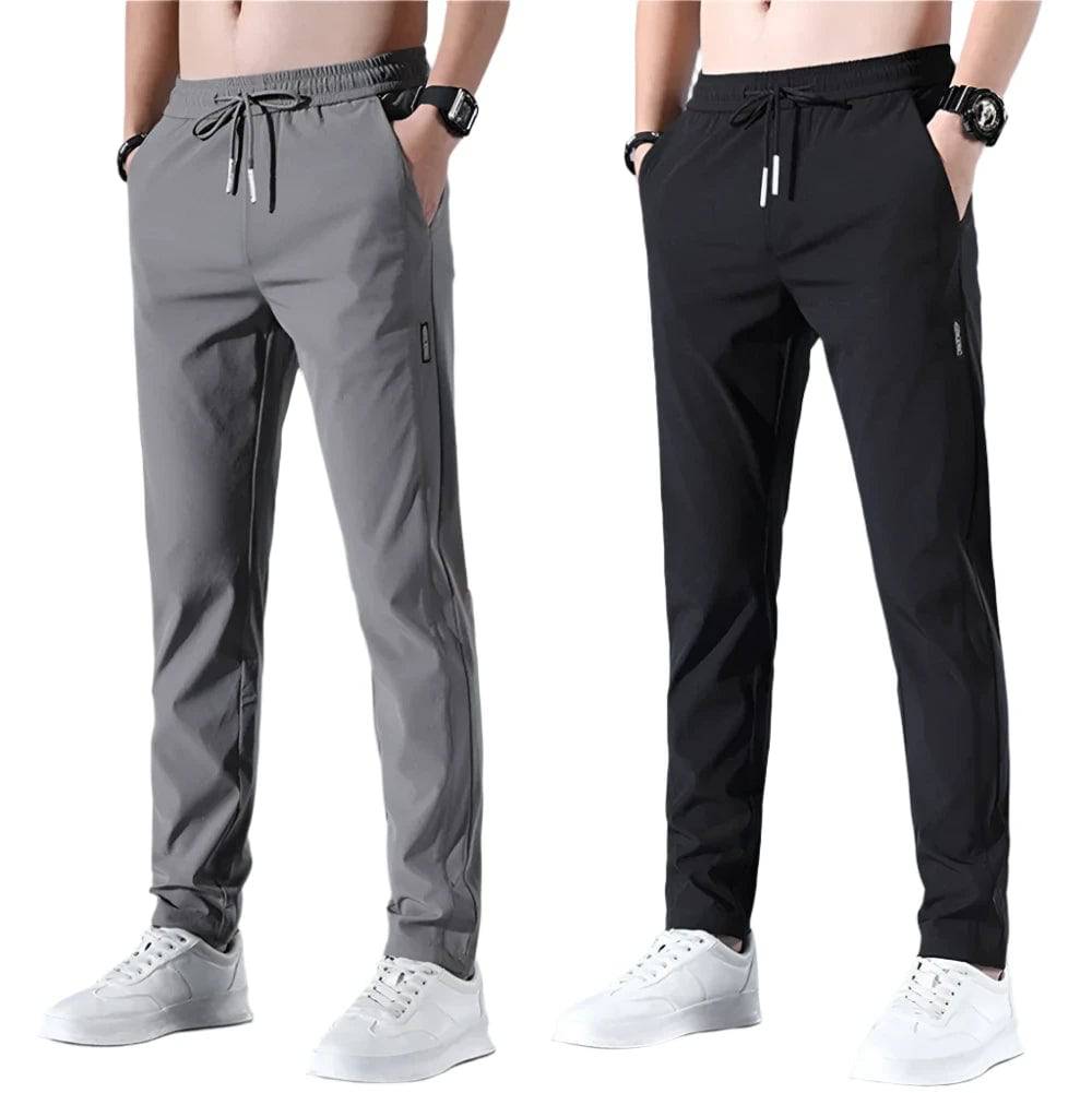 Autumn Pants Men Fitness Sportswear Tracksuit Elastic Waist Sweatpants Cotton Trousers Loose Gyms Jogger Track Pants Mens M- 5XL