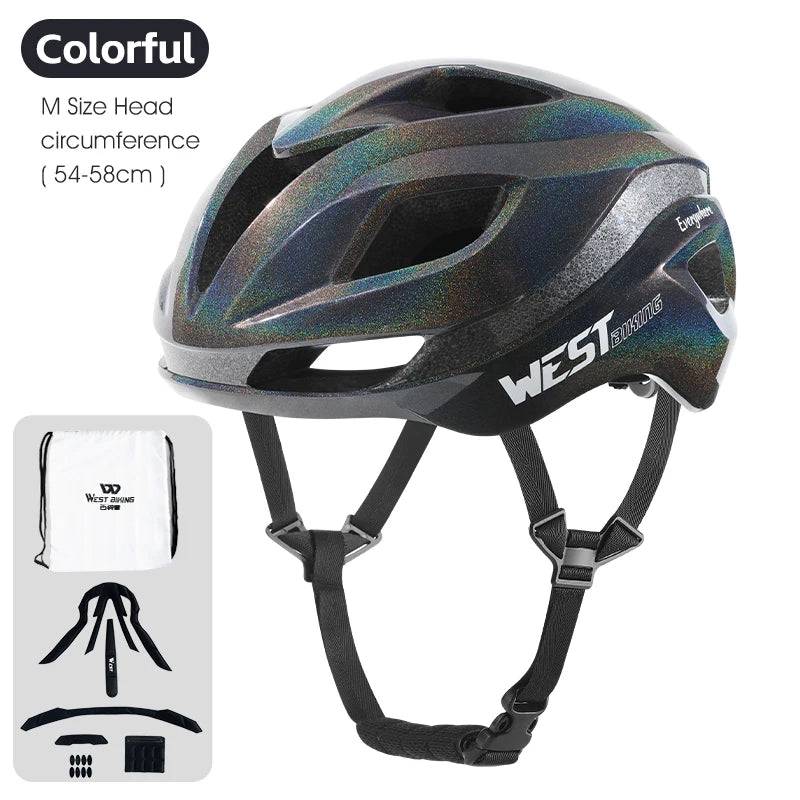 
                  
                    WEST BIKING Aerodynamic Cycling Helmet Lightweight Integrated Bicycle Helmet Unisex Anti-shock MTB Road Bike Helmet Safety Cap
                  
                