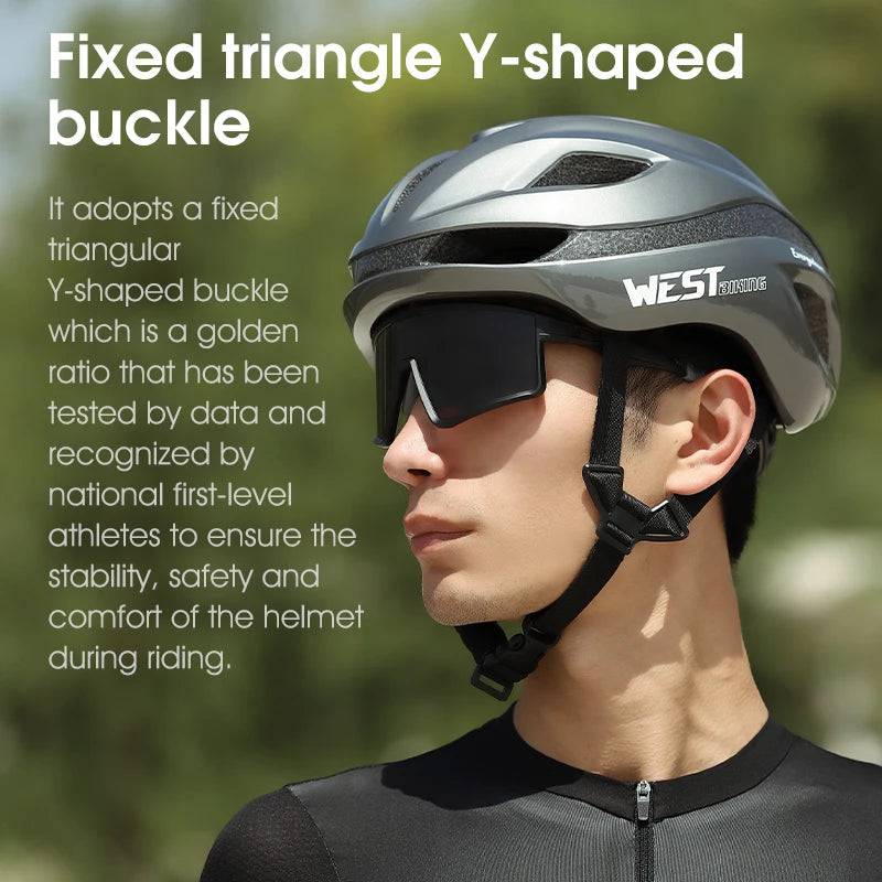 
                  
                    WEST BIKING Aerodynamic Cycling Helmet Lightweight Integrated Bicycle Helmet Unisex Anti-shock MTB Road Bike Helmet Safety Cap
                  
                