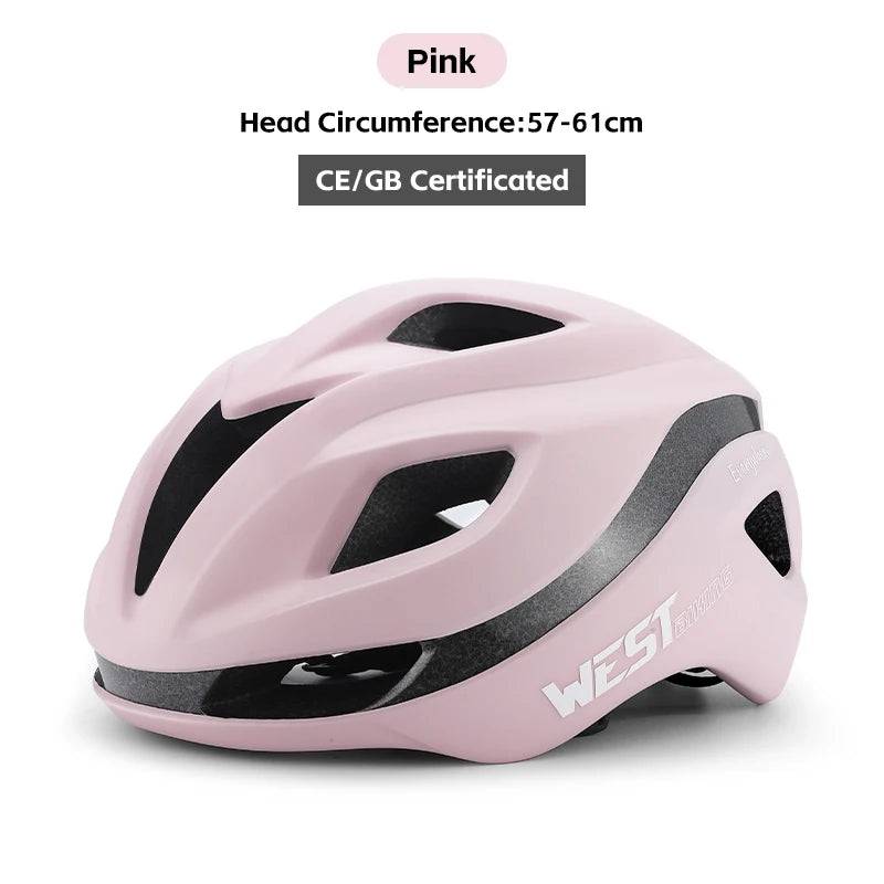 
                  
                    WEST BIKING Aerodynamic Cycling Helmet Lightweight Integrated Bicycle Helmet Unisex Anti-shock MTB Road Bike Helmet Safety Cap
                  
                