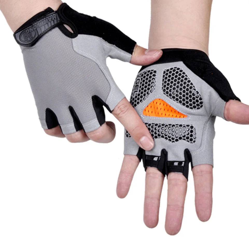 
                  
                    HOT Cycling Anti-slip Anti-sweat Men Women Half Finger Gloves Breathable Anti-shock Sports Gloves Bike Bicycle Glove
                  
                