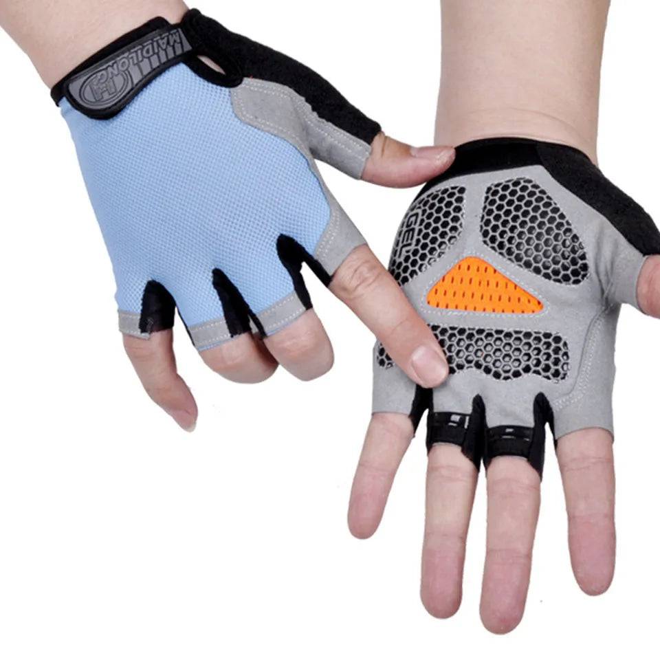 
                  
                    HOT Cycling Anti-slip Anti-sweat Men Women Half Finger Gloves Breathable Anti-shock Sports Gloves Bike Bicycle Glove
                  
                