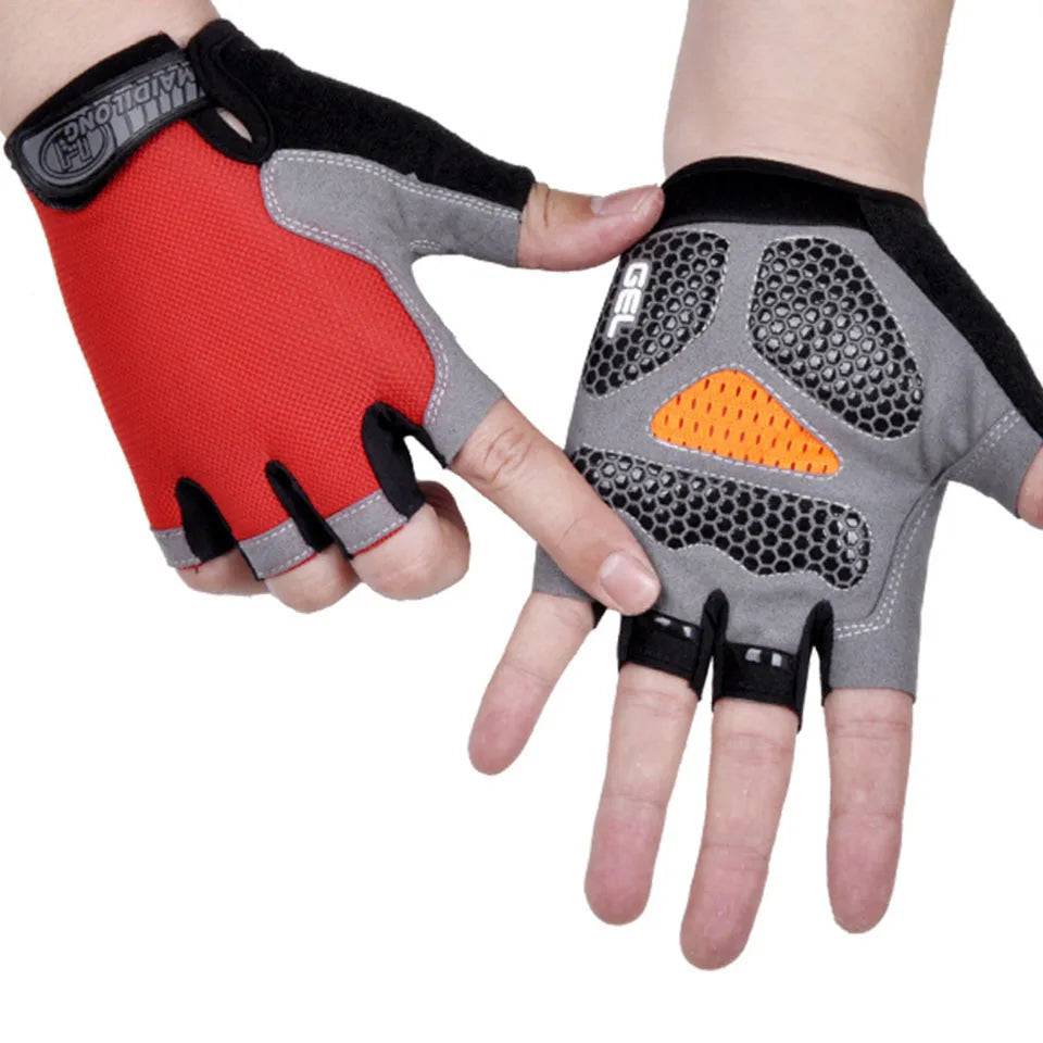 
                  
                    HOT Cycling Anti-slip Anti-sweat Men Women Half Finger Gloves Breathable Anti-shock Sports Gloves Bike Bicycle Glove
                  
                