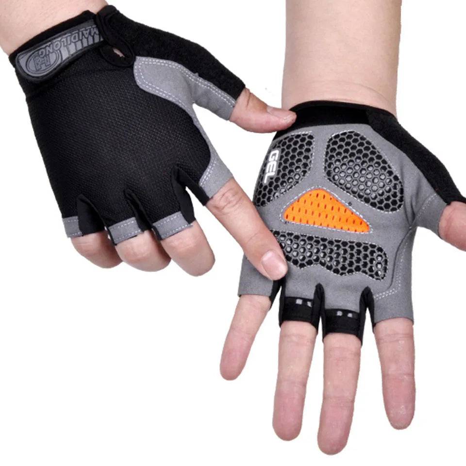 
                  
                    HOT Cycling Anti-slip Anti-sweat Men Women Half Finger Gloves Breathable Anti-shock Sports Gloves Bike Bicycle Glove
                  
                