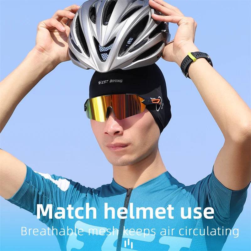 
                  
                    WEST BIKING Summer Cycling Cap Breathable Sports Hat Anti-UV Bike Motorcycle Headwear Winter Thermal Skullcaps Men Running Caps
                  
                