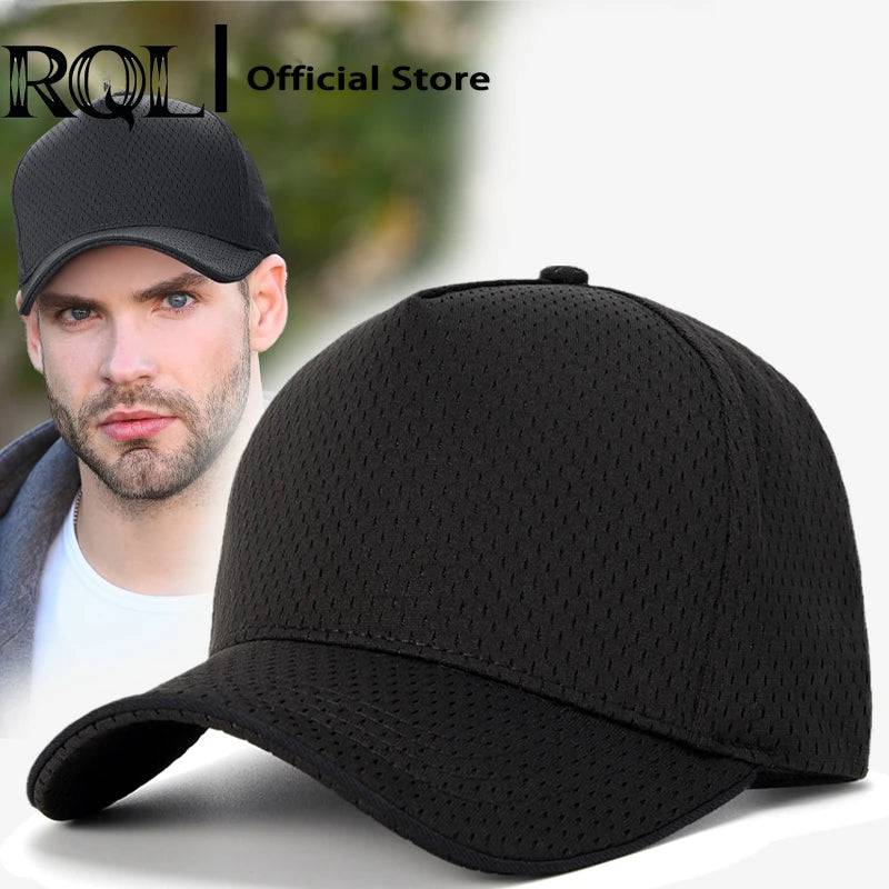 
                  
                    Big Head Large Size Quick Dry Running Hats High Crown Plain Mesh Baseball Cap Men and Women Breathable Golf Hat  Sports Hats
                  
                