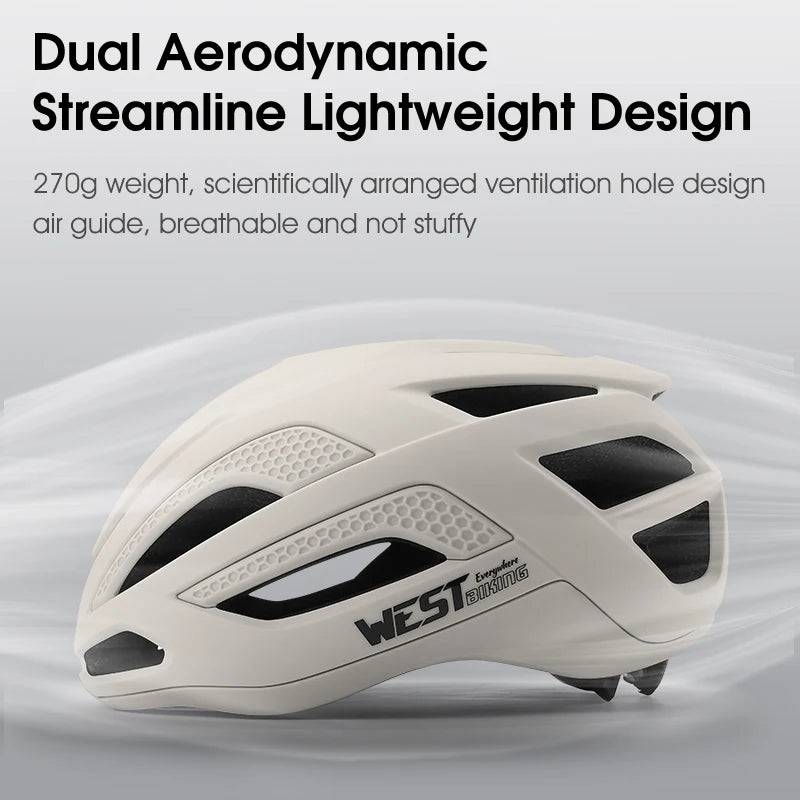 
                  
                    WEST BIKING Cycling Aero Helmet Lightweight Integrated Men Women Bicycle Helmet Replaceable Liner Protective Bike Safety Caps
                  
                