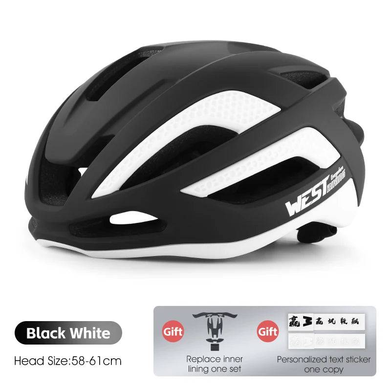 
                  
                    WEST BIKING Cycling Aero Helmet Lightweight Integrated Men Women Bicycle Helmet Replaceable Liner Protective Bike Safety Caps
                  
                