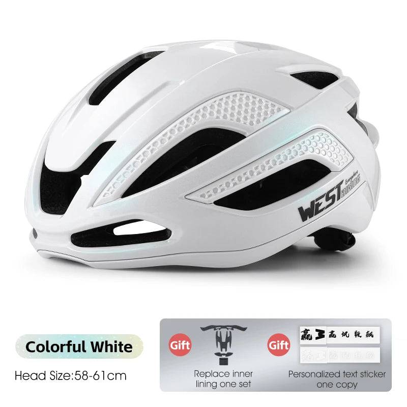 
                  
                    WEST BIKING Cycling Aero Helmet Lightweight Integrated Men Women Bicycle Helmet Replaceable Liner Protective Bike Safety Caps
                  
                