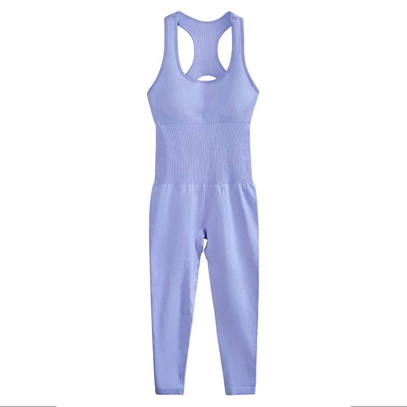 
                  
                    Jumpsuits For Women Ribbed One Piece Tank Tops Rompers Sleeveless Suit For Fitness Casual Workout Bodysuit Sportswear
                  
                