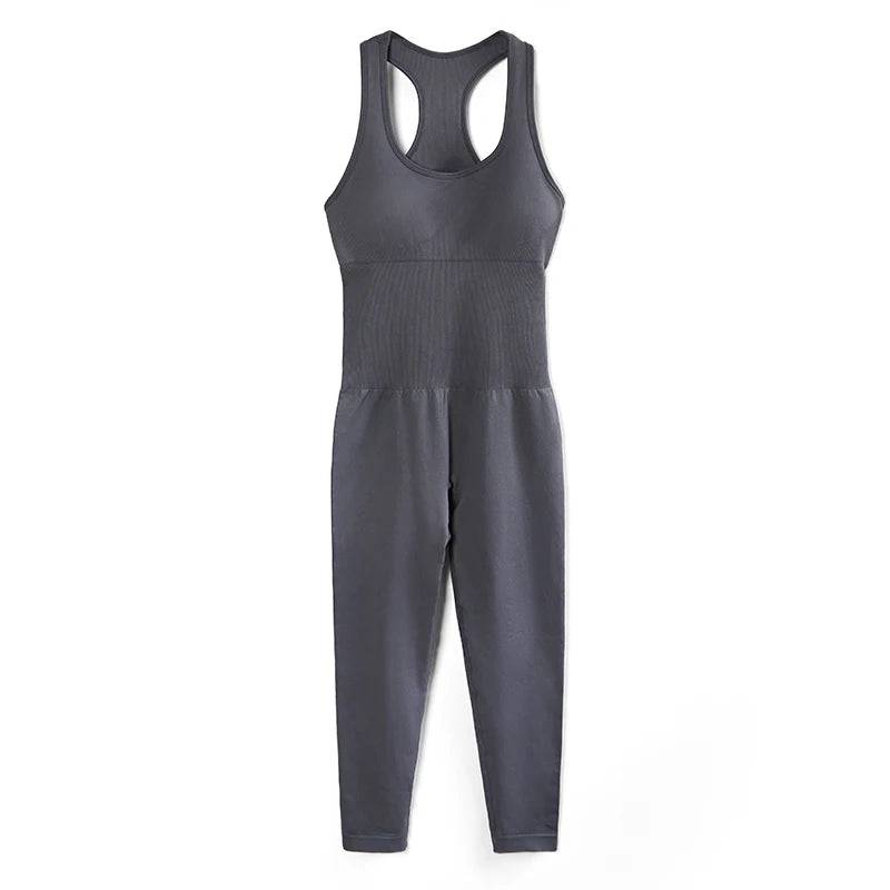 
                  
                    Jumpsuits For Women Ribbed One Piece Tank Tops Rompers Sleeveless Suit For Fitness Casual Workout Bodysuit Sportswear
                  
                