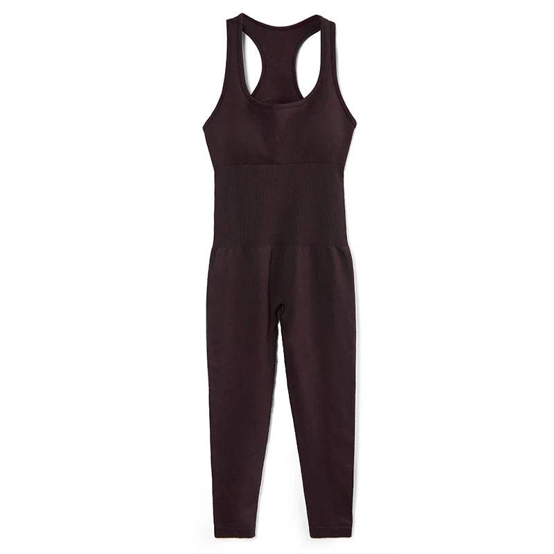 
                  
                    Jumpsuits For Women Ribbed One Piece Tank Tops Rompers Sleeveless Suit For Fitness Casual Workout Bodysuit Sportswear
                  
                