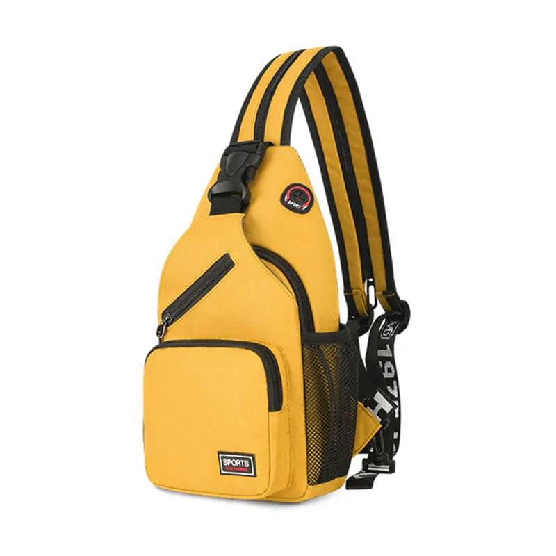 
                  
                    Polarshe Travel Men Chest Shoulder Bag With Earphone Hole Sports Chest Bag Crossbody Mini Women Belt Bag Multi-Function Backpack
                  
                