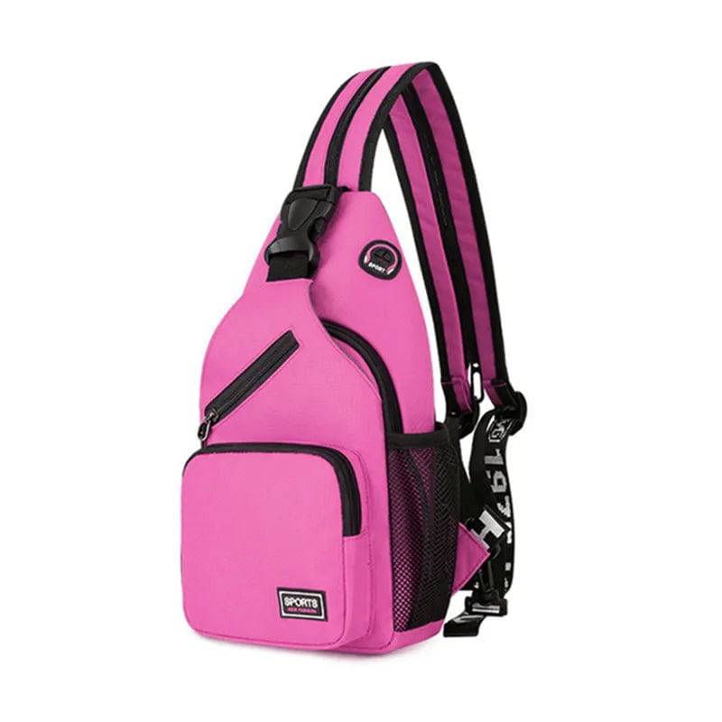 
                  
                    Polarshe Travel Men Chest Shoulder Bag With Earphone Hole Sports Chest Bag Crossbody Mini Women Belt Bag Multi-Function Backpack
                  
                