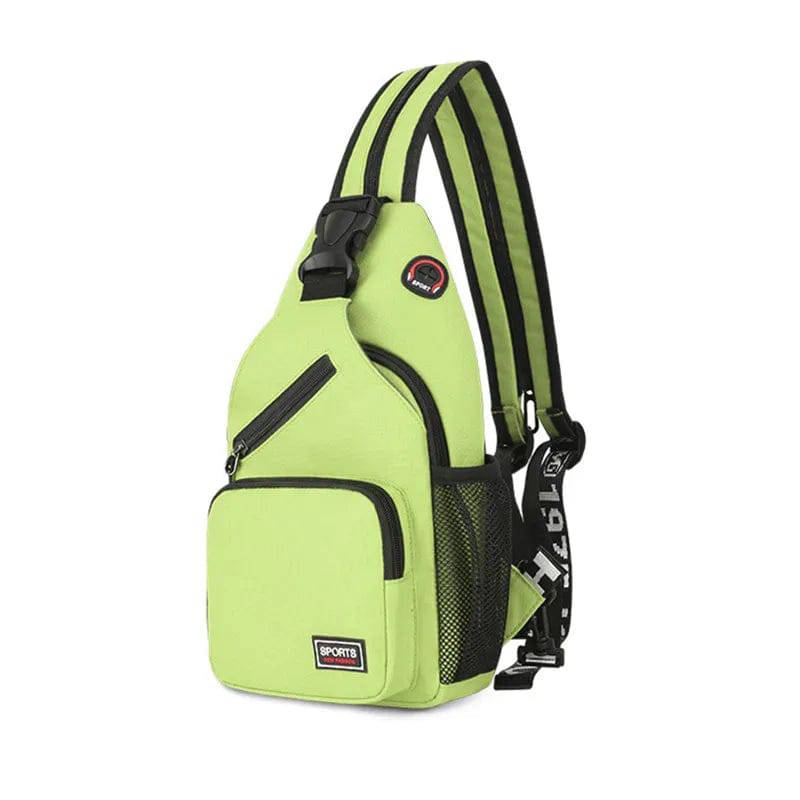 
                  
                    Polarshe Travel Men Chest Shoulder Bag With Earphone Hole Sports Chest Bag Crossbody Mini Women Belt Bag Multi-Function Backpack
                  
                