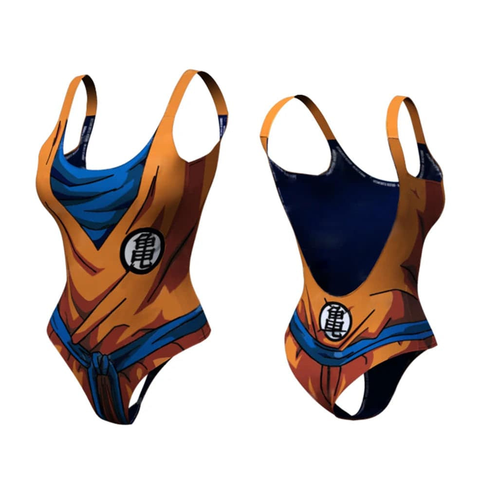 
                  
                    3D Anime Goku Printed Sexy Women Swimwear  With Push Up One Piece High Waist Bathing Suit Swimsuit Pool Beach wear
                  
                