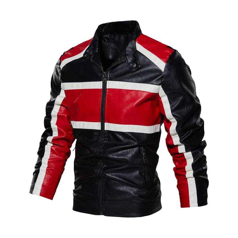 
                  
                    Autumn Winter Men's PU Leather Jacket Fashion Streetwear Motorcycle Jackets Mens Windbreaker Faux Leather Biker Coats Clothing
                  
                