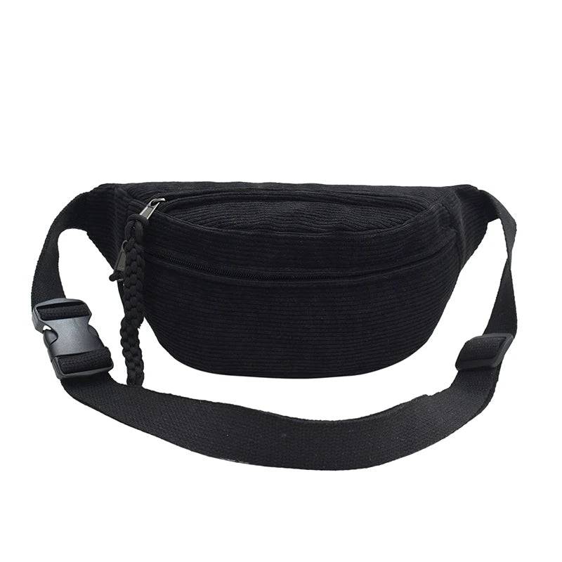 
                  
                    Women Waist Pack Large Capacity Corduroy Fanny Pack Street Style Chest Bag Fashion Shoulder Crossbody Bags Casual Waist Belt Bag
                  
                