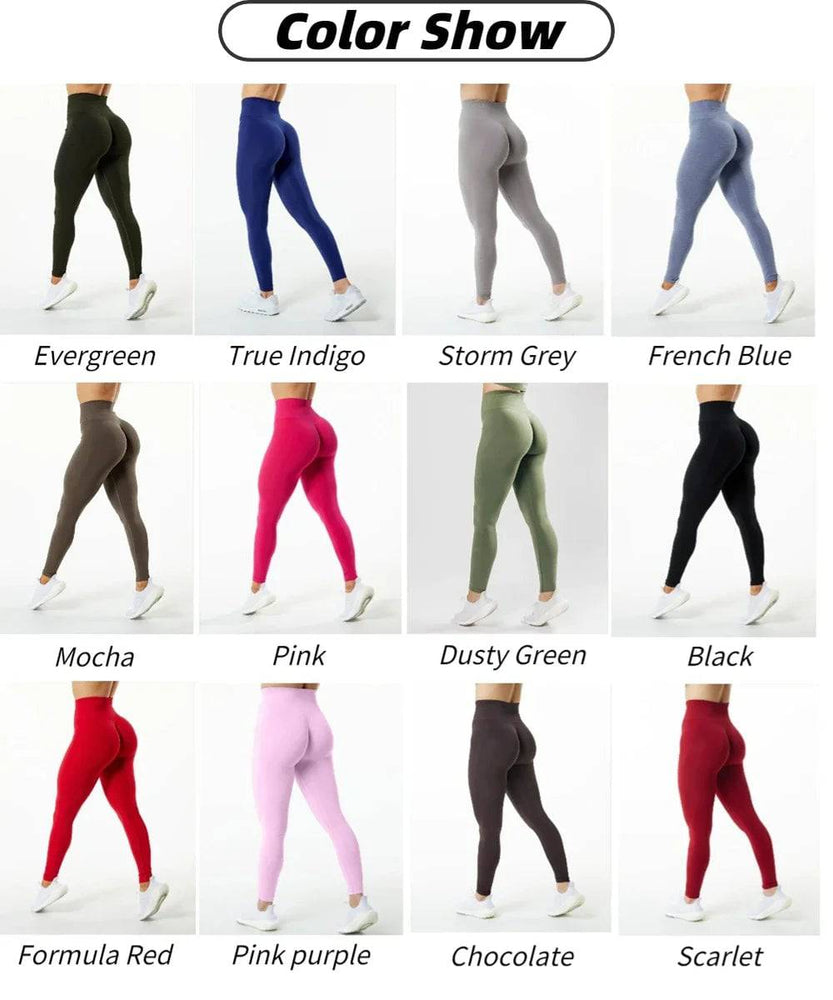 
                  
                    Amplify Effortless Leggings For Women Push Up Booty Legging Scrunch Butt Stretch Workout Gym Tights Fitness Seamless Yoga Pants
                  
                