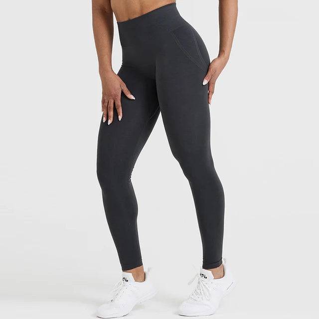 
                  
                    Amplify Effortless Leggings For Women Push Up Booty Legging Scrunch Butt Stretch Workout Gym Tights Fitness Seamless Yoga Pants
                  
                