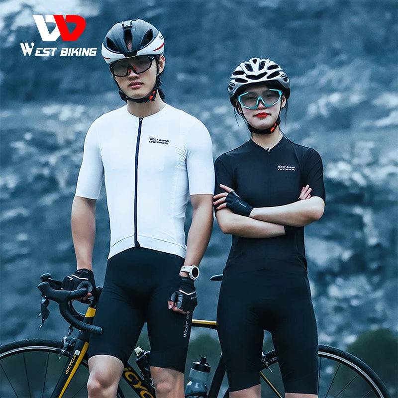 
                  
                    WEST BIKING Cycling Jersey Men Summer Breathable Bike Pant Sets Women MTB Clothing Bicycles Quick Dry Reflective Short Sleeve
                  
                