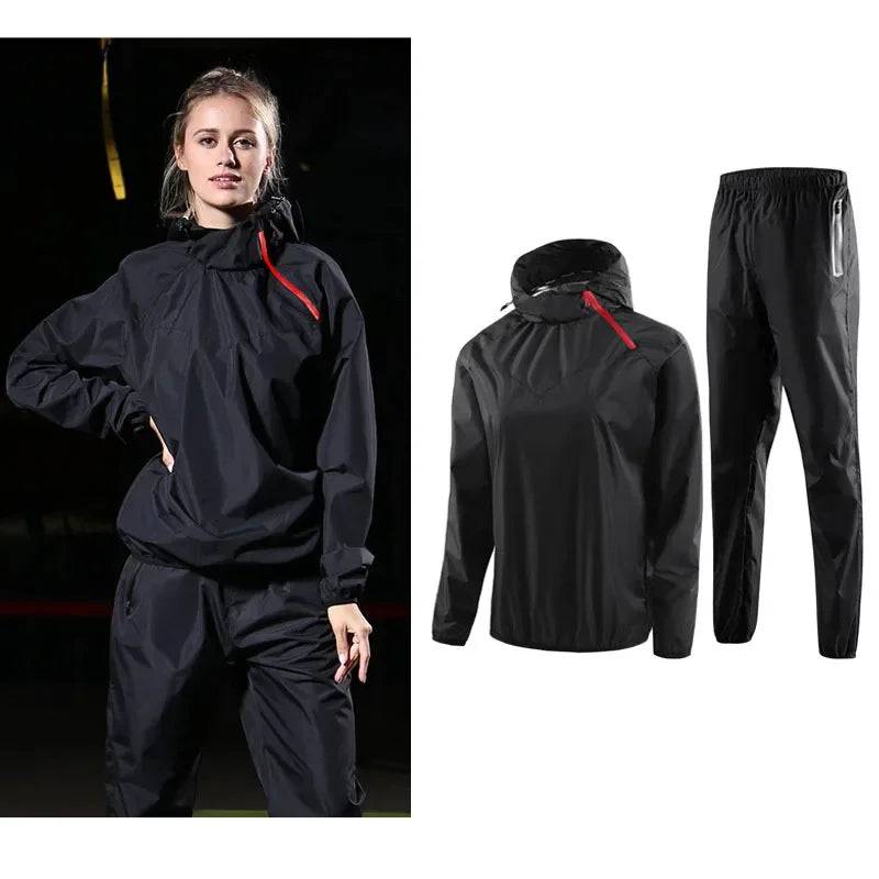 
                  
                    UETEEY Sauna Suit Gym Set Men Full Body Sweating Sportswear Women Boxing Running Training Fitness Weight Loss Unisex Tracksuit
                  
                