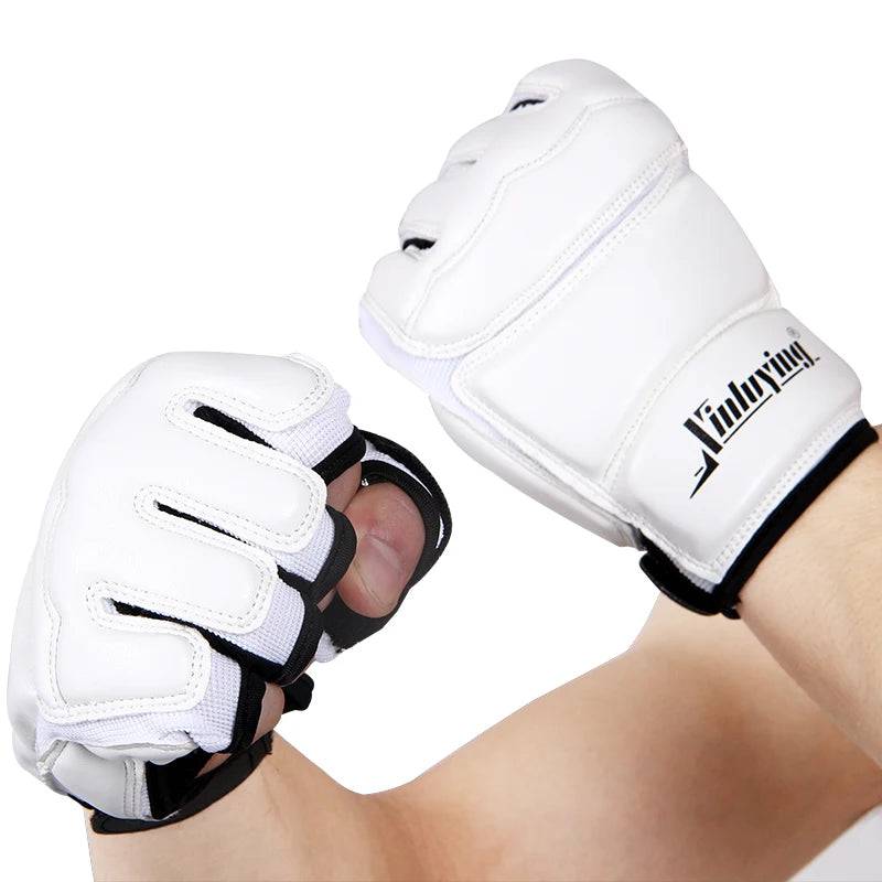 Boxing Gloves Half Fingers Adults Boxing Fighting Kids Sandbag Training MMA Sanda Karate Muay Thai Fitness Taekwondo Protector