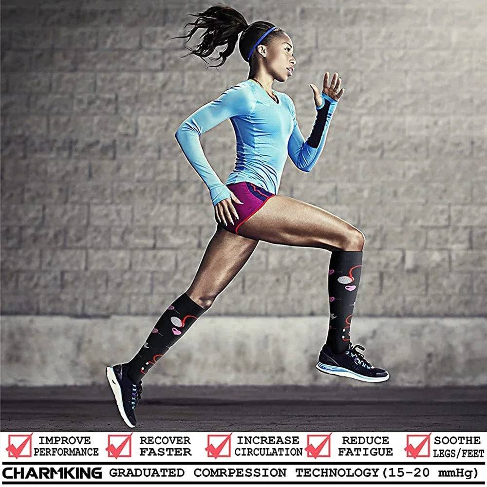 
                  
                    Compression Socks Varicose Veins Diabetes Pregnancy Knee Elastic Socks Outdoor Marathon Cycling Exercise Mountaineering Socks
                  
                