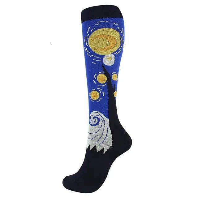 
                  
                    Compression Socks Varicose Veins Diabetes Pregnancy Knee Elastic Socks Outdoor Marathon Cycling Exercise Mountaineering Socks
                  
                