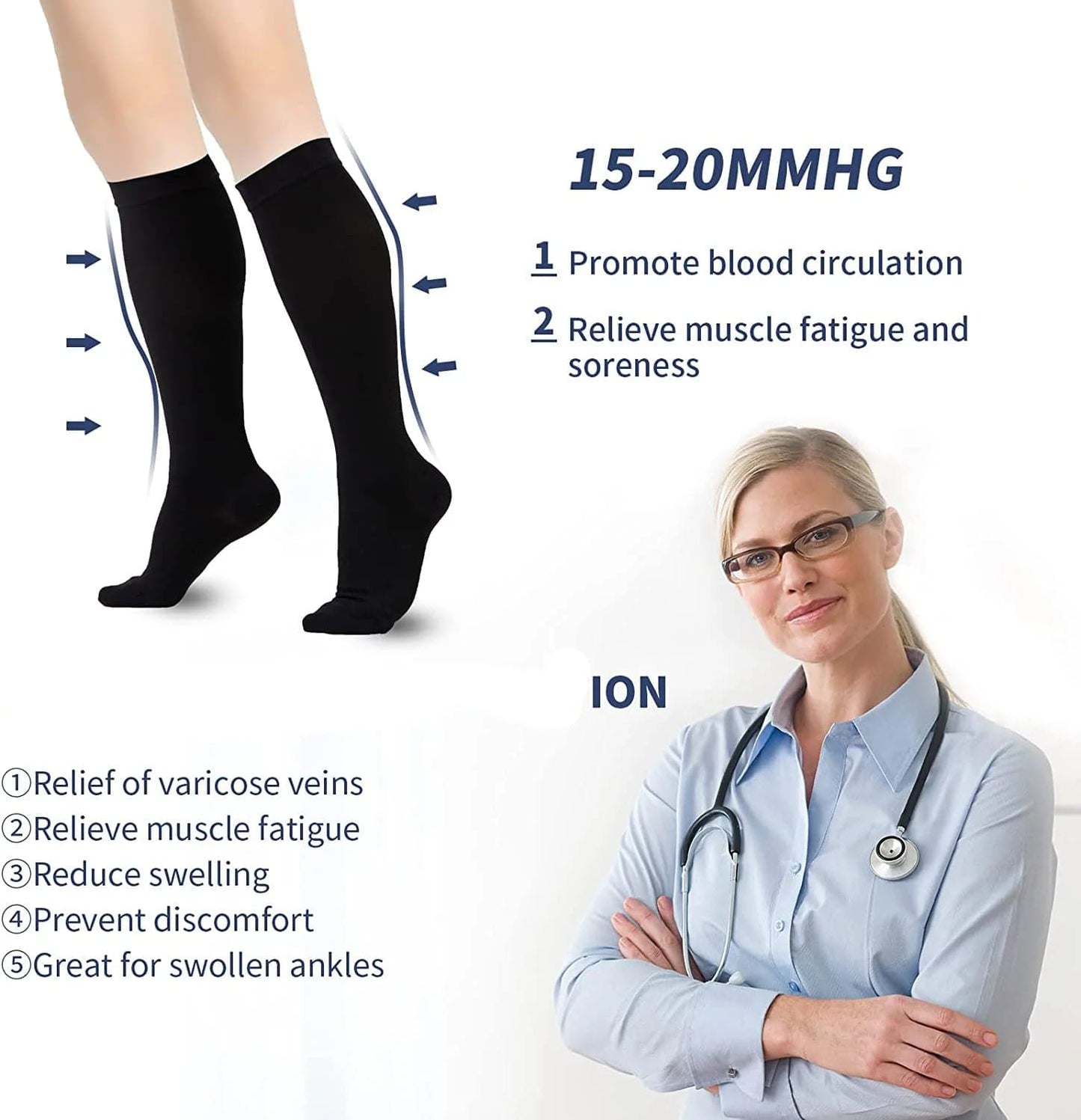 
                  
                    Fat up 2023 New Women's Zipper Compression Socks Slim Sleeping Beauty Leg Shaping to Prevent Varicose Veins diabetes Promotion
                  
                