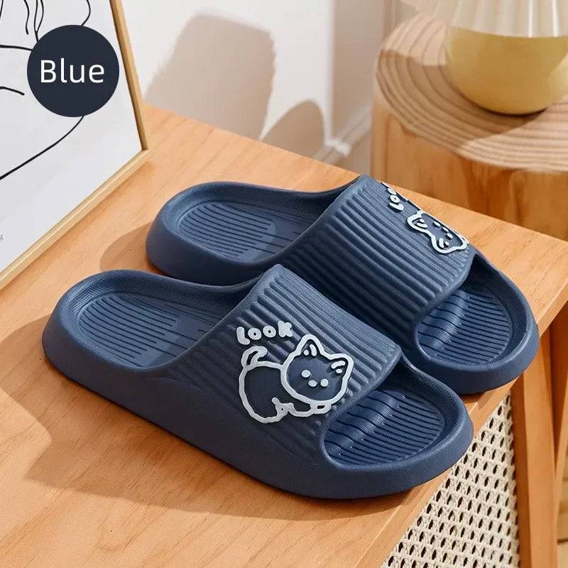 
                  
                    2024 Summer Women Slippers Bath Thick Platform Non-Slip Home Cat Cartoon Flip Flops Beach Sandals Ladies Slides Indoor Outdoor
                  
                