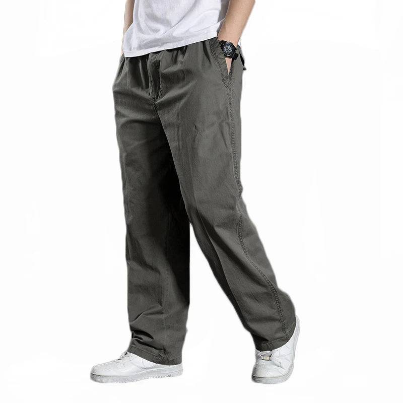 
                  
                    H.Aic S Men's Cargo Pants Summer Spring Cotton Work Wear New In Large Size 6XL Casual Joggers Sweatpants Autumn Trousers
                  
                