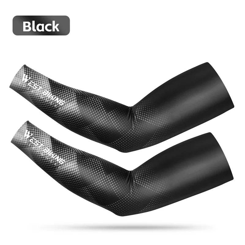 
                  
                    WEST BIKING Seamless Cycling Arm Sleeves Ice Silk UV Protection Sports Running Fitness Breathable Cool Summer Bike Arm Sleeves
                  
                