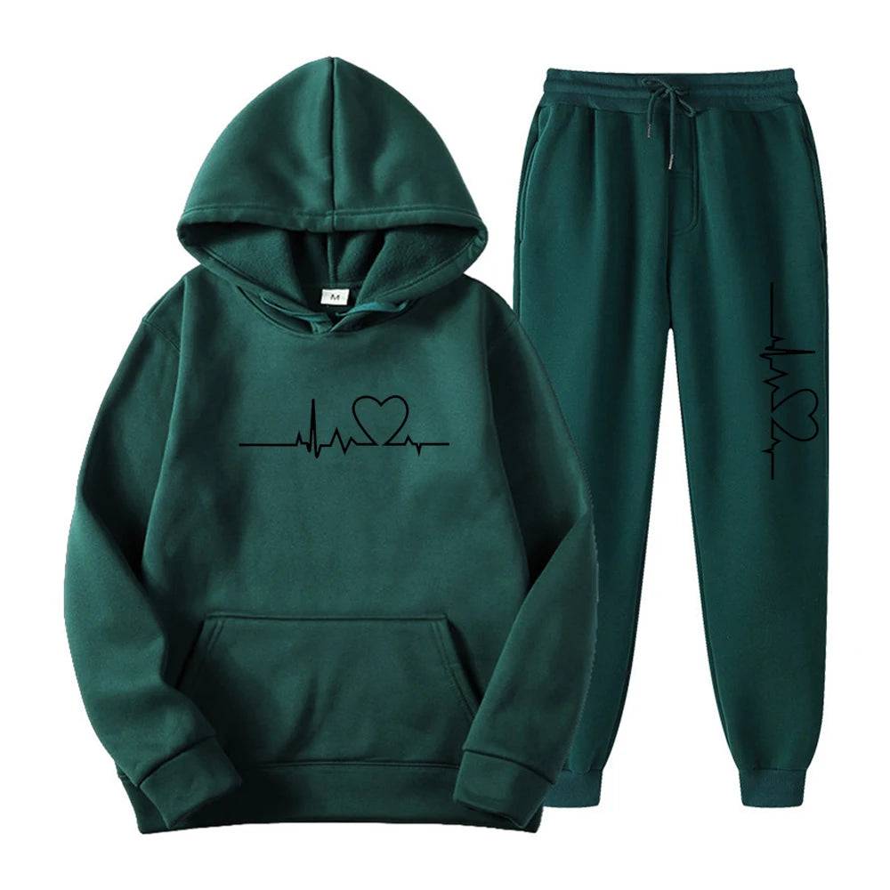 
                  
                    Men's Sets Casual Hooded Jackets Fashion Male Set Warm Tracksuit Sportswear Hoodies+Pants Sets Coat Jacket Men Long Sweatshirt
                  
                