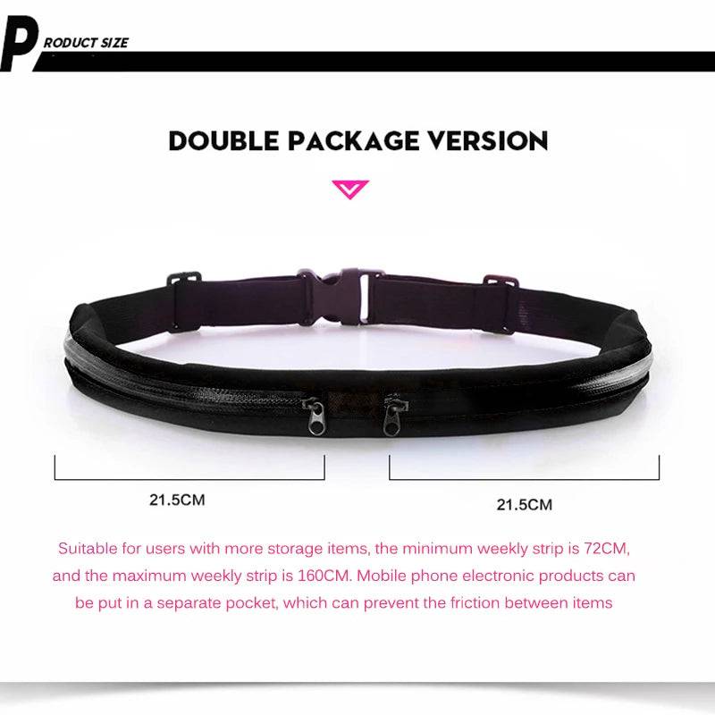 
                  
                    Waist Pack Double Pocket Waterproof Phone Belt Nylon Casual Small Bag Traveling Running Cycling Hiking Sport Traveling Shopping
                  
                