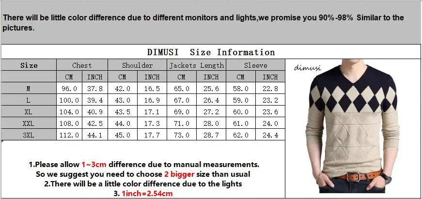 
                  
                    DIMUSI Autumn Winter Mens Pullover Sweater Men Turtleneck Casual V-Neck Sweater Men's Slim Fit Knitted Pullovers Clothing 3XL
                  
                