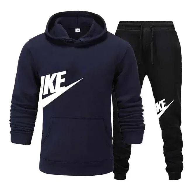 
                  
                    2024 Spring Brand Men Hoodies Sweatshirt+Sweatpants Suit Autumn Winter Warm Tracksuit Sets Men's Hooded Outwear
                  
                