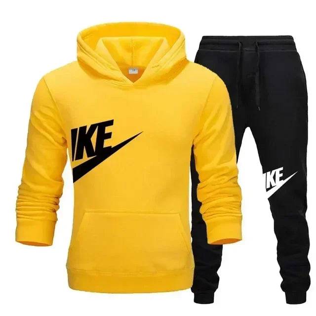 
                  
                    2024 Spring Brand Men Hoodies Sweatshirt+Sweatpants Suit Autumn Winter Warm Tracksuit Sets Men's Hooded Outwear
                  
                