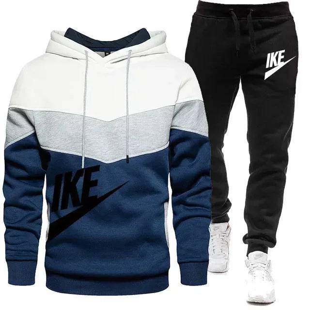 
                  
                    2024 New Men's Autumn Winter Sets Zipper Hoodie+Pants Pieces Casual Tracksuit Male Sportswear  Clothing
                  
                