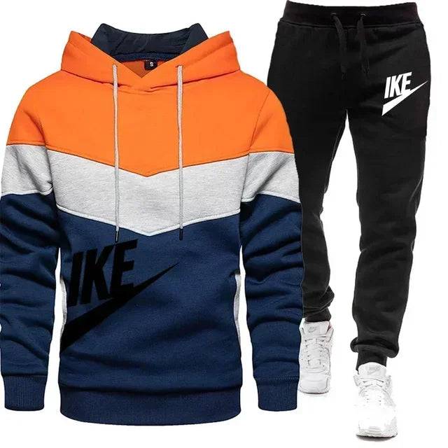 
                  
                    2024 New Men's Autumn Winter Sets Zipper Hoodie+Pants Pieces Casual Tracksuit Male Sportswear  Clothing
                  
                