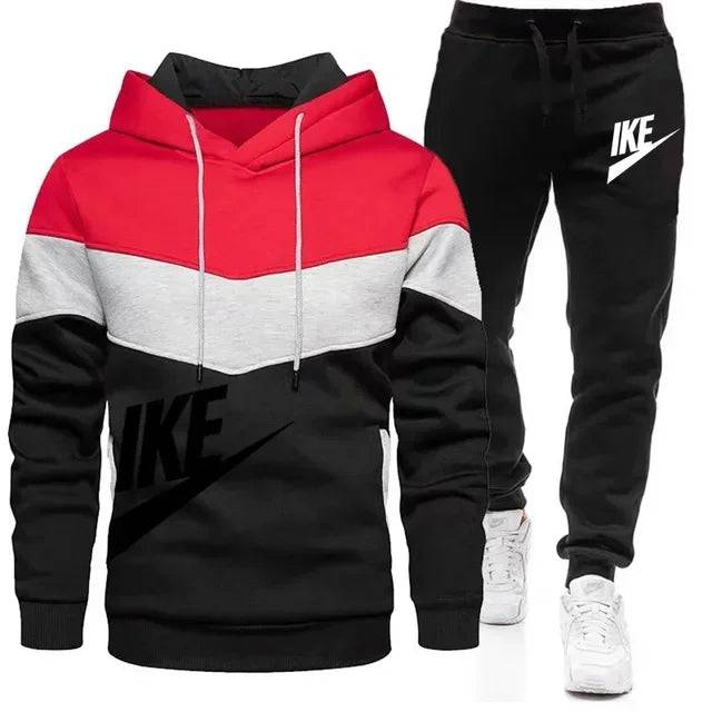 
                  
                    2024 New Men's Autumn Winter Sets Zipper Hoodie+Pants Pieces Casual Tracksuit Male Sportswear  Clothing
                  
                