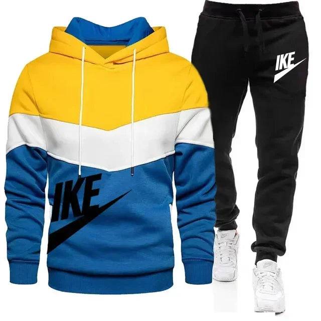 
                  
                    2024 New Men's Autumn Winter Sets Zipper Hoodie+Pants Pieces Casual Tracksuit Male Sportswear  Clothing
                  
                