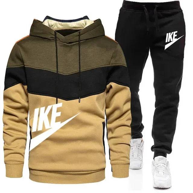 
                  
                    2024 New Men's Autumn Winter Sets Zipper Hoodie+Pants Pieces Casual Tracksuit Male Sportswear  Clothing
                  
                