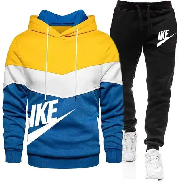 
                  
                    2024 New Men's Autumn Winter Sets Zipper Hoodie+Pants Pieces Casual Tracksuit Male Sportswear  Clothing
                  
                