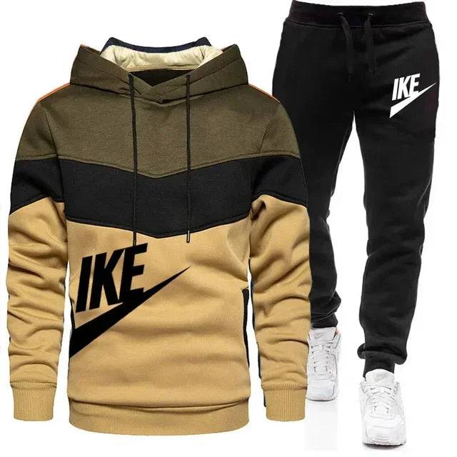 
                  
                    2024 New Men's Autumn Winter Sets Zipper Hoodie+Pants Pieces Casual Tracksuit Male Sportswear  Clothing
                  
                