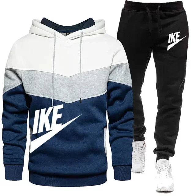 
                  
                    2024 New Men's Autumn Winter Sets Zipper Hoodie+Pants Pieces Casual Tracksuit Male Sportswear  Clothing
                  
                