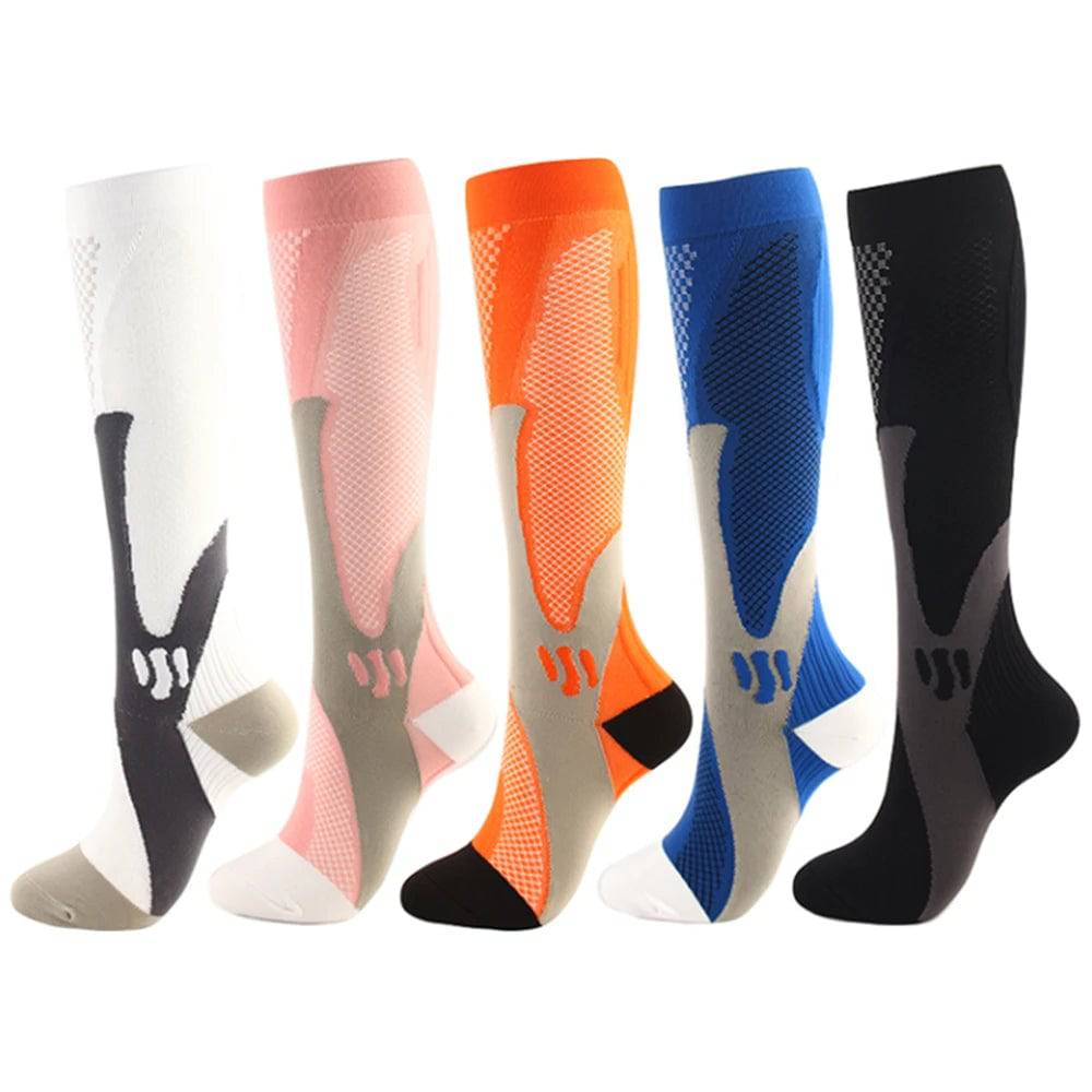 
                  
                    3/4/5/6 High Compression Socks Suitable Various Intravenous Socks Men Women Outdoor Sports Knee Sports Socks Circulation Cycling
                  
                