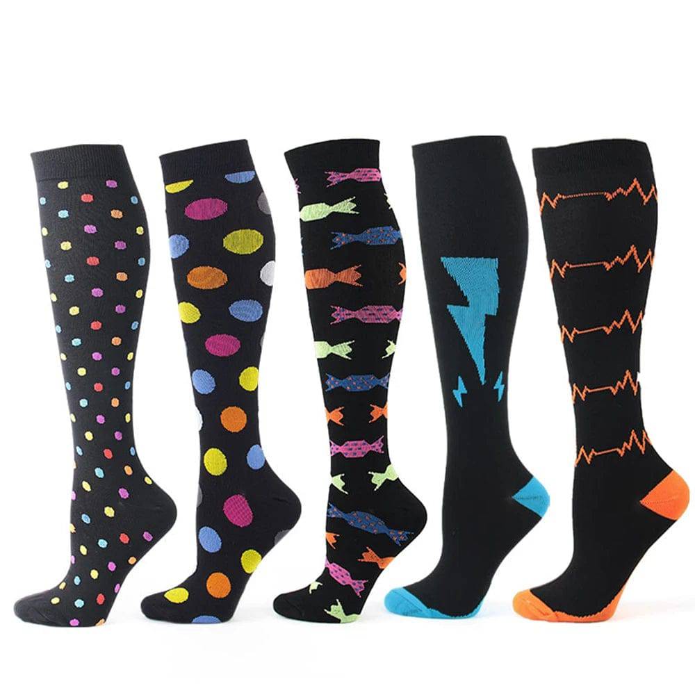 
                  
                    3/4/5/6 High Compression Socks Suitable Various Intravenous Socks Men Women Outdoor Sports Knee Sports Socks Circulation Cycling
                  
                