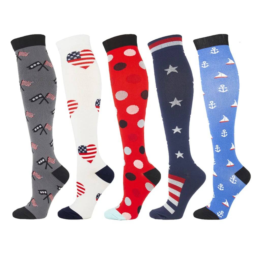 
                  
                    3/4/5/6 High Compression Socks Suitable Various Intravenous Socks Men Women Outdoor Sports Knee Sports Socks Circulation Cycling
                  
                